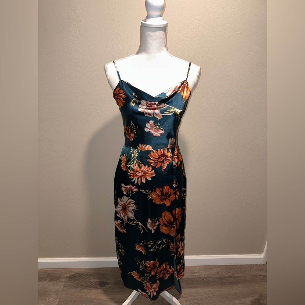 Floral Spaghetti Strap Dress
